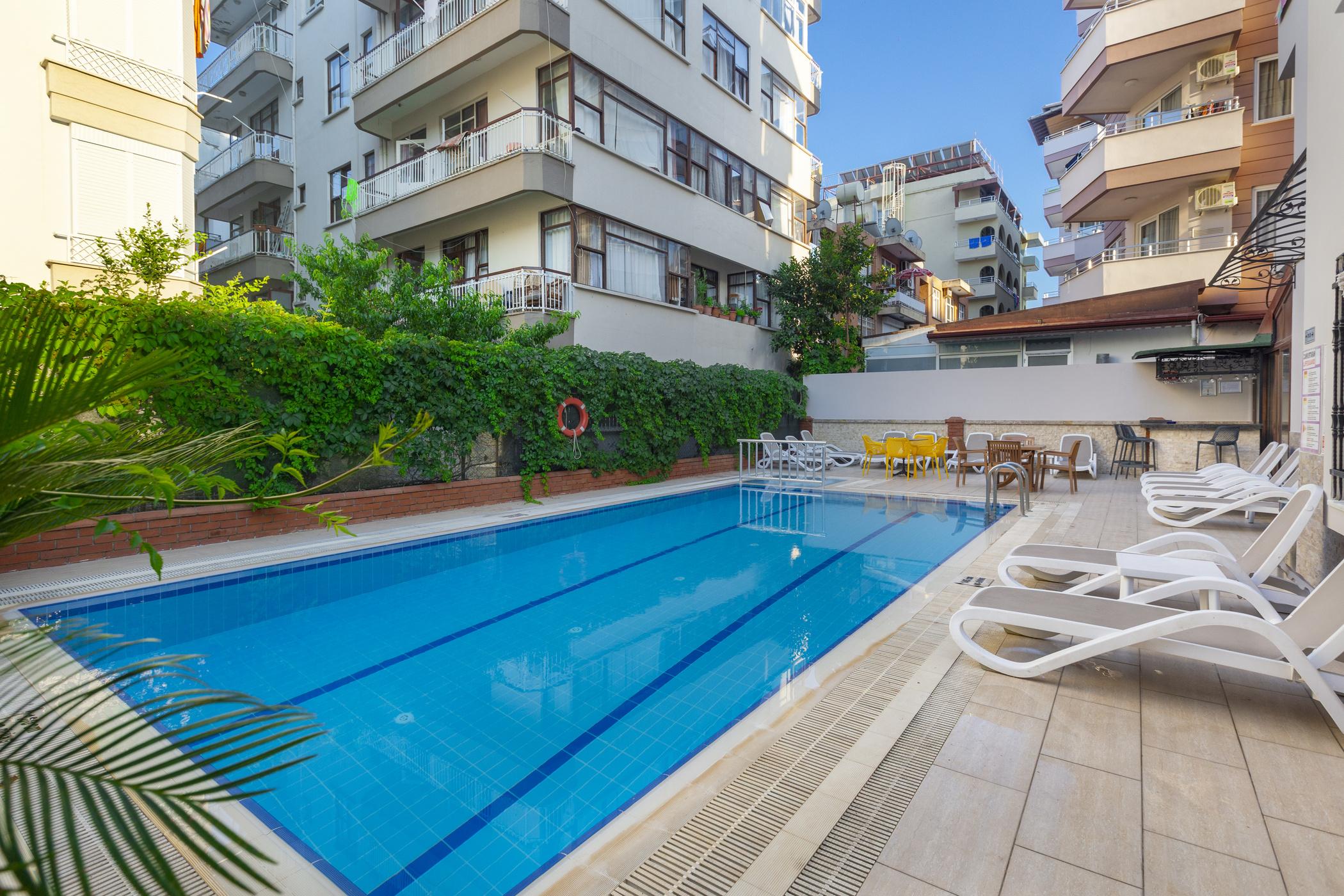 Alanya Beach Hotel Exterior foto