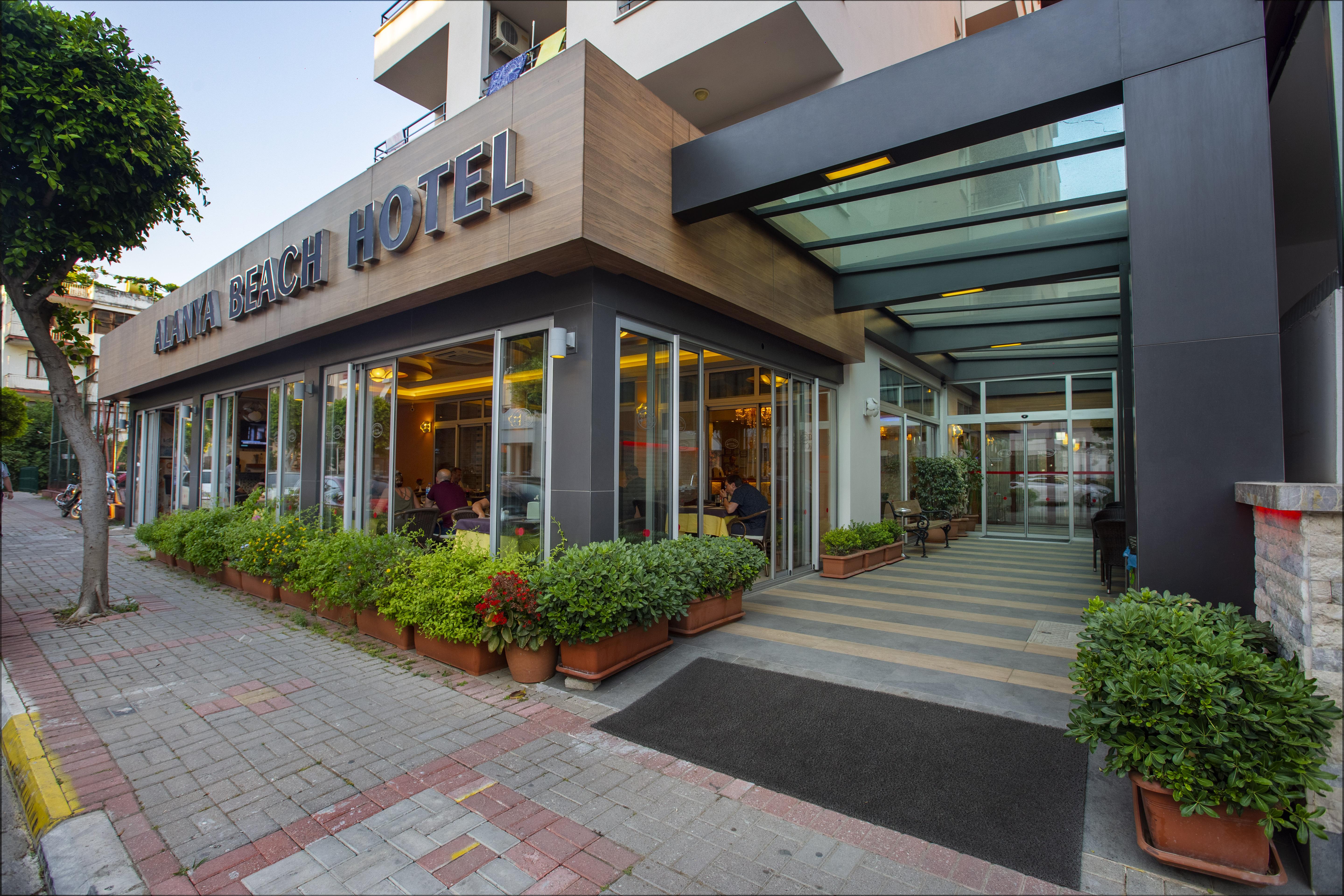 Alanya Beach Hotel Exterior foto